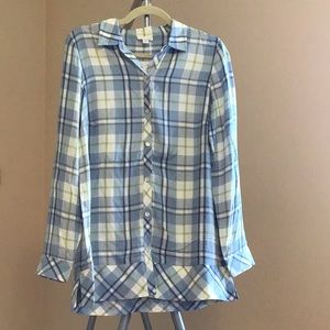 J.Jill Yarn-Dyed Plaid Tunic